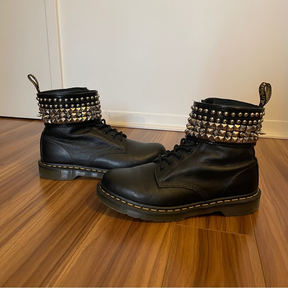 2/30$ Goth cuff strap boots (boots not included)